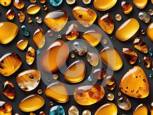 amber stone texture background