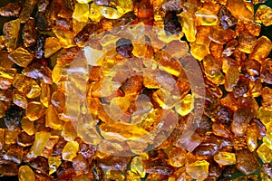 Amber stones