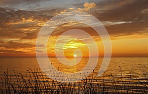 Amber Sunset, Palos Verdes Peninsula, South Bay of Los Angeles County, California