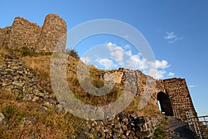 Amberd fortress ruins. Aragatsotn province. Armenia
