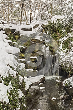 Ambergill Falls and Spring Snow