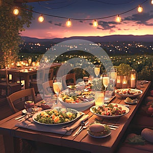 Ambiance-filled Vineyard Dinner Under the Stars