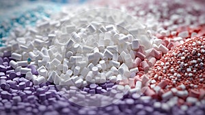 Ambient Molding Materials Colored Plastic Pellets