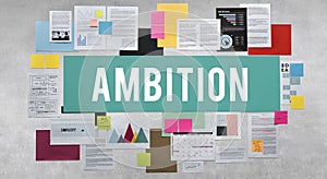 Ambition Aspiration Courage Journey Strategy Concept