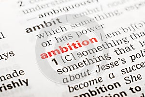 Ambition Word Definition