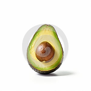 Ambitious Avocado: A Captivating Image Of An Isolated Fruit