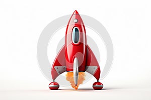 Ambitious Red rocket startup. Generate Ai