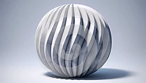 An ambivalent architectural column, AI generated image