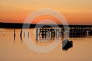 Amble Harbour sunrise