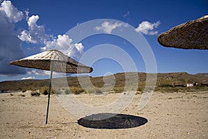 Ambrella and clouds