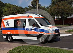 Ambulance in action