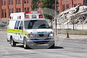 Ambulance on a call