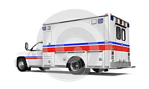 Ambulance Car Isolated