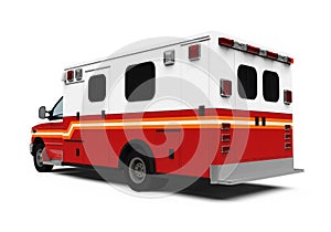 Ambulance Car Isolated