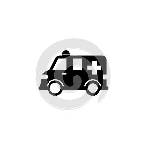 Ambulance car solid icon, healtcare sign