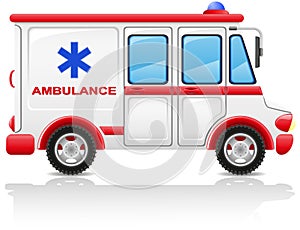 Ambulance car vector illustration