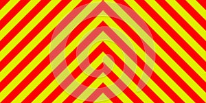 Ambulance emergency background sign yellow and red stripes diagonally, ambulance emergency diagonal stripes