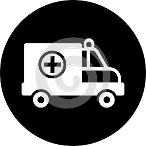 Ambulance, emergency, first aid icon