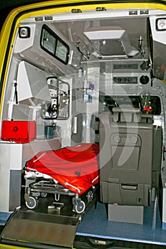 Ambulance interior