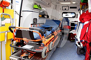 Ambulance interior details photo