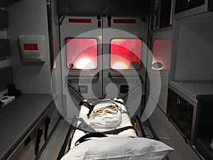 Ambulance interior photo