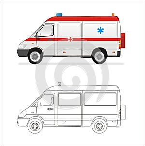 Ambulance mini bus