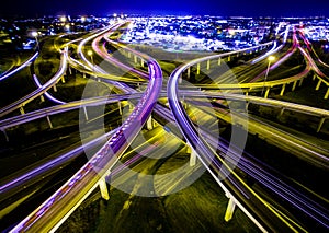 Ambulance Saving Lives Speed of Light Highways loops interchange Austin Traffic Transportation Highway photo