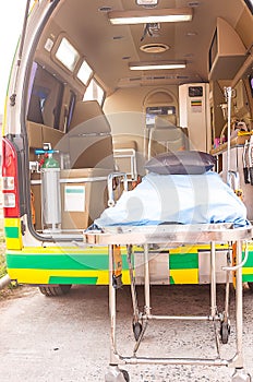 Ambulance use for emergency patient