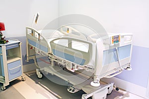 Ambulatory bed with monitors