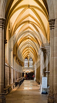 Ambulatory Ceiling in Wells Cathedral