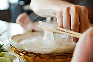 Ambuyat - national dish of Brunei