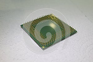 Amd processor cpu close-up for computer