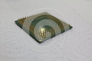 Amd processor cpu close-up for computer