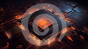 AMD Ryzen Threadripper high-performance workstation processor with architecture under technological