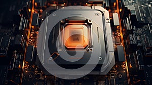 AMD Ryzen Threadripper high-performance workstation processor with architecture under technological