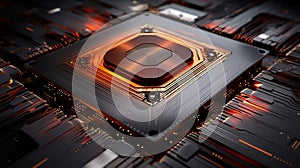 AMD Ryzen Threadripper high-performance workstation processor with architecture under technological