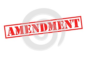 AMENDMENT Rubber Stamp