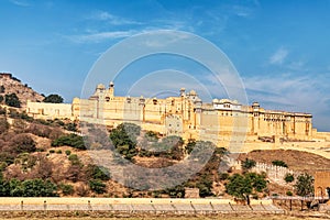 Amer, Amber, fort in Amer city near Jaipur, Rajasthan, India