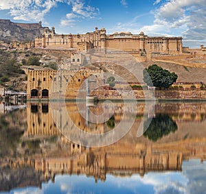 Amer Fort is located in Amer, Rajasthan, India.