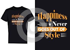 Sleek Typography T-Shirt Design on EPS File