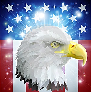 America eagle flag concept photo