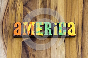 America patriotic strong American wooden background patriotism