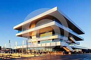 America`s Cup Building or Veles e Vents at Playa de las Arena in Valencia city - Spain