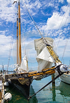 America 2 schooner, Key West, Florida, USA