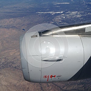 American Airlines Airbus 319 Engine