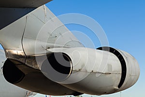 American B-52 bomber jet engines