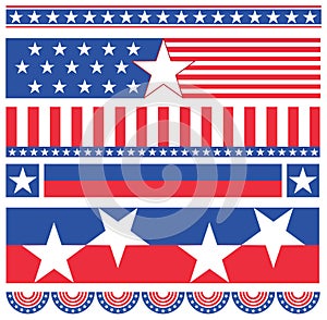 American banners