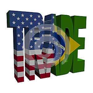 American Brazilian Trade illustration