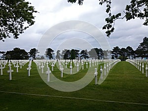 American Cemetery, DDay, Normandy coast.