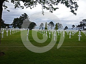 American Cemetery, DDay, Normandy coast.